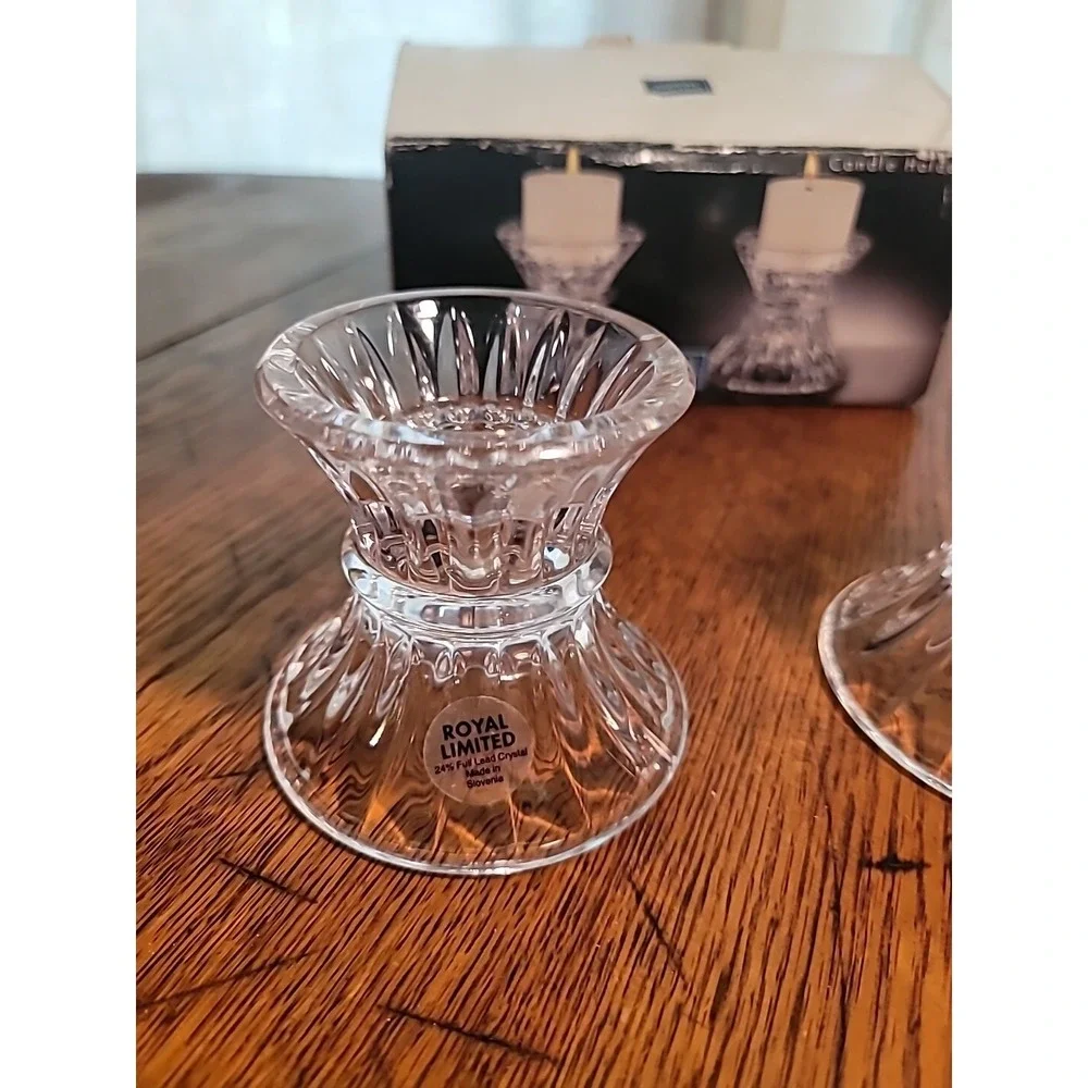 Candle Holders - Royal Limited 3.5 Inch New, Never Used, In Box